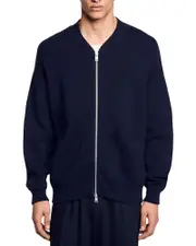 Sandro Teddy Knit Jacket