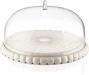 Guzzini Tiffany Cake Serving Set, Small, White