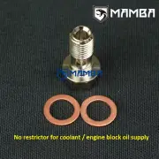 Turbo Oil Feed Engine Block Supply Banjo Bolt Mitsubishi 4G63T 4B11T EVO 1~10
