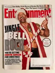 Entertainment Weekly Jingle Bell Rock Dwayne Johnson December 2017 FREE SHIPPING