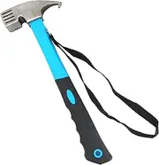 Camping Hammer Camping Mallet Tent Peg Puller, Outdoor Multifunction High Carbon Steel Camping Hammer Hook Angle Design Tent Pegs Stake Nail Puller Remover Hammer with Tent Peg Remover for Outdoor