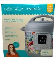 New The Pioneer Woman Instant Pot 7-In-1 6 Quart Sweet Romance Gray Floral Plaid