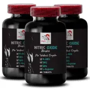 GKG Surge - NITRIC OXIDE BOOSTER - Muscle Power 3 Bottles 180 Tab