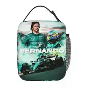 i1246 Insulated Lunch Tote Bag Vintage Fernando Alonso Poster Product Lunch Harajuku Cooler Thermal Bento Box For School swg2478