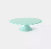 NEW, Susie Cakes Cake Stand, Limited Edition, Aqua, 2 Piece, Dishwasher Safe