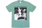 Supreme My Bloody Valentine Feed Me With Your Kiss Dusty Teal Mens Size XL NEW