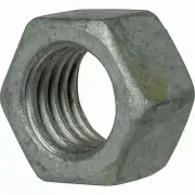 5/8"-11 Finished Hex Nuts Steel Grade 2 Hot Dipped Galvanized Finish Qty 500