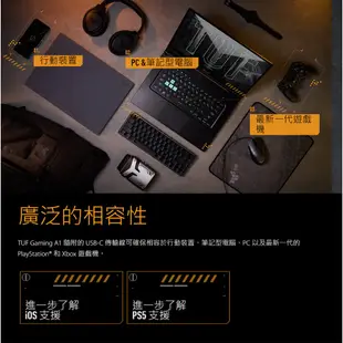 華碩 TUF Gaming A1 SSD 硬碟外接盒 USB-C 3.2 Gen 2x1 ASUS 易飛電腦