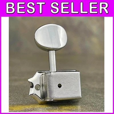 Premium 6-in-a-Line Nickel Tuners with Rock-Solid Technology - Made in Japan