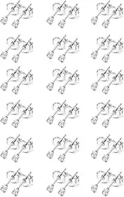 [Sanfenly] 18-24 Pairs Tiny Stud Earrings Small Stainless Steel Cartlidge Ear Studs Set for Multiple Piercing Hypoallergenic 2MM CZ Earrings for Men Women Mini Round Ball Earrings 20G