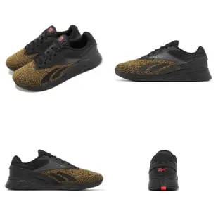 【REEBOK】訓練鞋 Nano X3 男鞋 黑 棕 緩衝 支撐 健身 重訓 運動鞋(100033788)