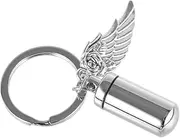 PENIKOKO Pet Ash Keepsake Key Chain Durable Urn for Dogs Cats Elegant Memorial Container Compact Design for Ashes Pet Remembrance