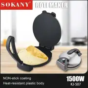 Electric Roti Maker Non Stick Chapati Roti Khakra Bread Maker Crepe Maker Sokany