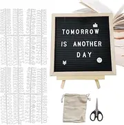 Announcement Board,Message Board | Wooden Frame Felt Bulletin 9.84X9.84Inch Rustic Billboard for School Classroom Event Display Celebration Birthday Cafe Nursery Halloween Christmas