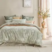 Cabello Palm Quilt Cover Set [HABBCABEQC25]