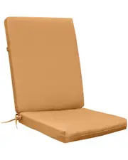 Outdoor Decor by Commonwealth Outdoor Solid Olefin Textured High Back Cushion