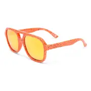 [Solarized] KIDS RETRO AVIATOR | ORANGE SPATTER