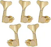 Generic Gold 2x Left+3x Right Closed Machine Heads Tuners Set for Electric Bass