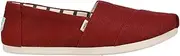 [TOMS] Womens Alpargata Espadrille, Size: 5.5 B(M) US, Color: Black Cherry Heritage Canvas