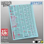 Latin Scriptures - Waterslide Decals Transfers