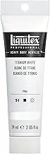 LIQUITEX Professional Heavy Body Acrylic Paint 59 ml Tube, Titanium White (432) (Series 1) (Pack of 1)