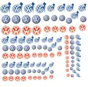 1/64 VW Volkswagen Waterslide Decals MADE IS THE USA