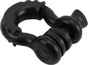 Off Road Recovery Shackle, 3/4 D Ring Shackle, Heavy-Duty Tow Strap, 41887 Lbs Break Strength, Large Bow Shackle, Isolator Washer Included, Recovery Equipment