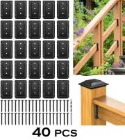 Wood Deck Railing Bracket Connector Deck Post to Handrail Fence Railing Bracket
