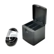 3 Way LED Battery Charger Charging Box Type-C Cable for GoPro Hero 9 Black B