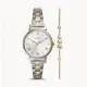 【FOSSIL】雛菊三針不銹鋼手錶和手鍊套裝(ES4914SET)