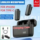 2Mic Wireless Lavalier Microphone For Phone Android iPhone iPad Vlog Live Stream