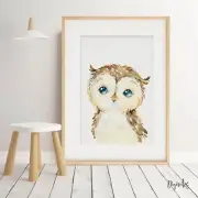 Baby, Boy, Girl Nursery Wall Art prints. Woodland Animals Wall art decor.