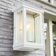 Madrid Outdoor Wall Light Small/Large in Black, Bronze or White