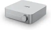 WiiM Amp: Multiroom Streaming Amplifier | Compatible with AirPlay, Google Cast, Alexa | HDMI, Voice Control | Stream from Spotify, Amazon Music, Tidal & More | Silver