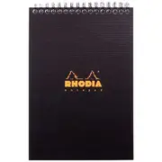 Rhodia Rhodiactive A5 Ruled Notepad Black 80 Sheets
