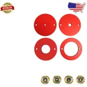 Precision Machined Phenolic Insert Rings for Router Plates - 4 Sizes Included