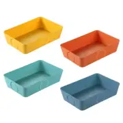 Macaron Color Desktop Plastic Storage Box Sundries Basket Cosmetic