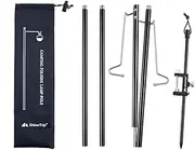 S Trip Camping s Light Fixing Stand Camping Lamp Bracket Lamp Holder Lamp Holder Lantern Stand Bracket Holder s Rack Black