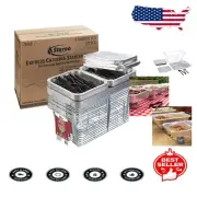9-Piece Chafing Dish Set with Wire Rack and Pans for Effortless Meal Serving