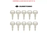 10 x CASE JCB SUMITOMO LINKBELT S450 Master Plant Excavator Digger Keys
