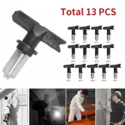 13 PC Airless Spray Gun Tips Nozzle for Paint Sprayer Tungsten Steel Nozzle Hot