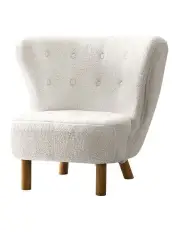 [Artiss] Lounge Accent Felista Armchairs in White