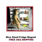 126 - Funny Alcohol Beer Drinking Fridge Refrigerator Magnet