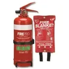 1kg Fire Extinguisher and Blanket Fire Safety Kit