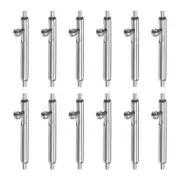 12pcs 12mm Quick Release Spring Bar 1.5mm Diameter Stainless Steel Watch Pins