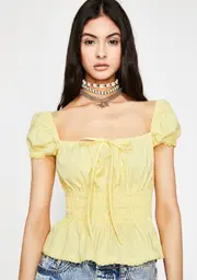 Venice Bliss Peplum Top