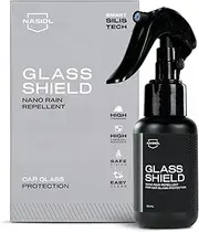 Nasiol GlasShield Powerful Nano Rain Repellent Protection Spray, Quick Detailer, Hydrophobic Car Spray, Effective Protection Up to 2 Years, Hydrophobic Coating, Rain Repellent for Car Windows