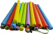 Dickly High Jump Crossbar Pole Stand Bungee Cord Cord Field Track Training Equipment for Gymnastics Beginners Working Out Outside