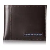 在飛比找森森購物網優惠-Tommy Hilfiger 2018男時尚劍橋雙折深棕色皮