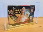 Acrylic Super Nintendo Retail Box Game Display Stand - SNES Collector Shelf Case